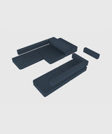 Upholstery for Goldfish 43 Ocean - Steel Blue