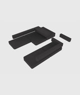 Upholstery for Goldfish 43 Ocean - Carbon Grey