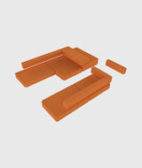Upholstery for Goldfish 43 Ocean - Safety Orange