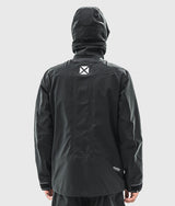 backside view of the Open Ocean Jacket in black