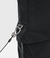 Kill Cord attachment on the Open Ocean Jacket in black