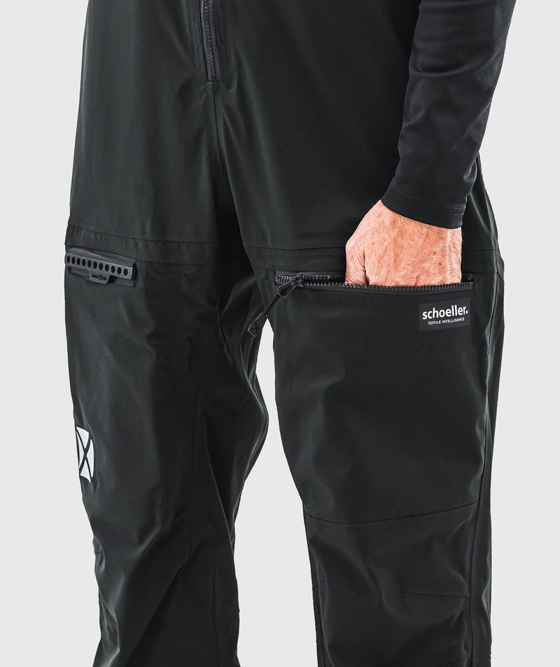 Pocket detail of the Open Ocean Pants in black