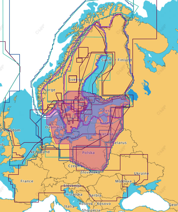 C-Map of Baltic Sea