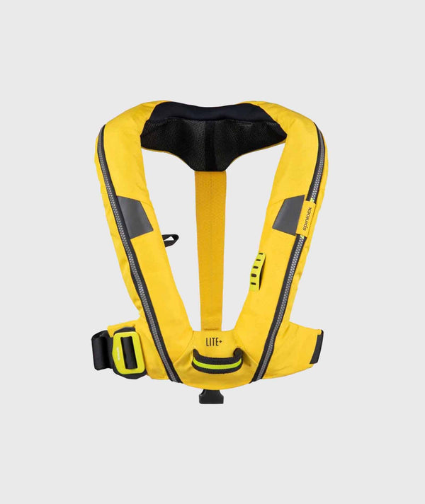 Spinlock life jacket Lite + yellow - frontside view