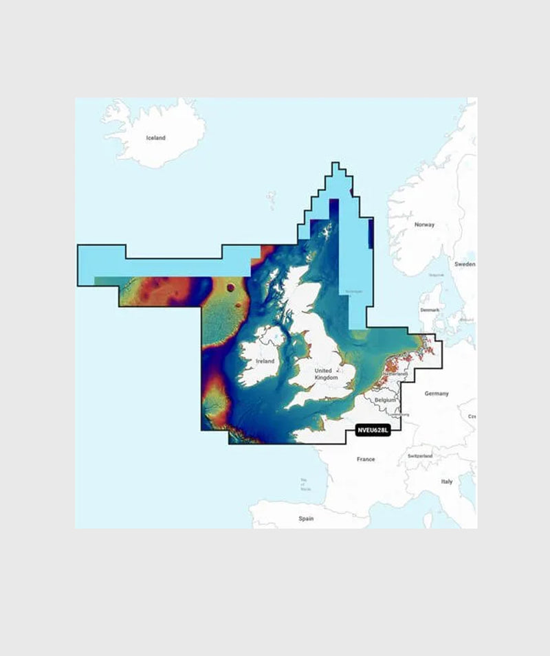 Garmin map UK, Ireland & Netherlands NVEU628L